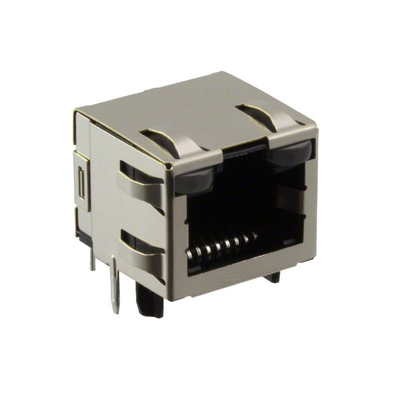 1 pcs : 2-406549-8 - CONN MOD JACK 8P8C R/A SHIELDED