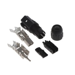 1 pcs : 09451812810XL - T1 INDUSTRIAL PLUG MALE CONNECTO