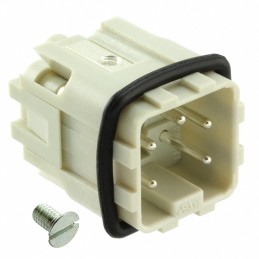 1 pcs : 0936010133 - 4P MALE INSERT 10A 250V, UL600V,