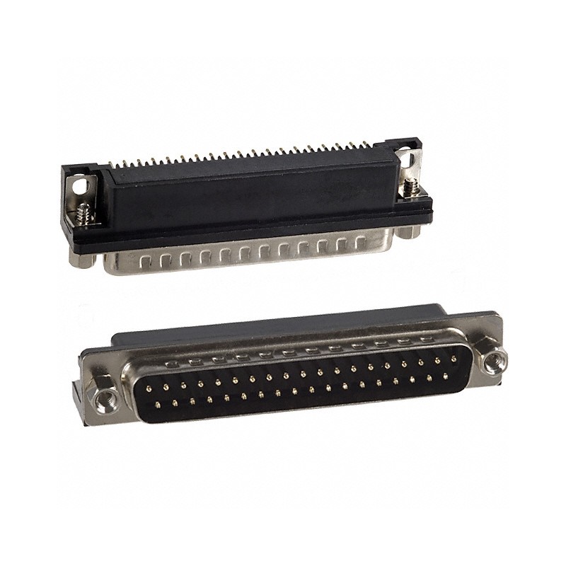 1 pcs : 182-037-113R181 - CONN D-SUB PLUG 37POS R/A SLDR