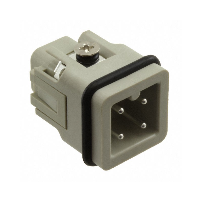 1 pcs : HA-003-M - INSERT MALE 3+1GND SCREW