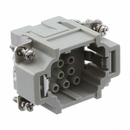 1 pcs : HEE-010-M - INSERT MALE 10POS+1GND HEE-010-M