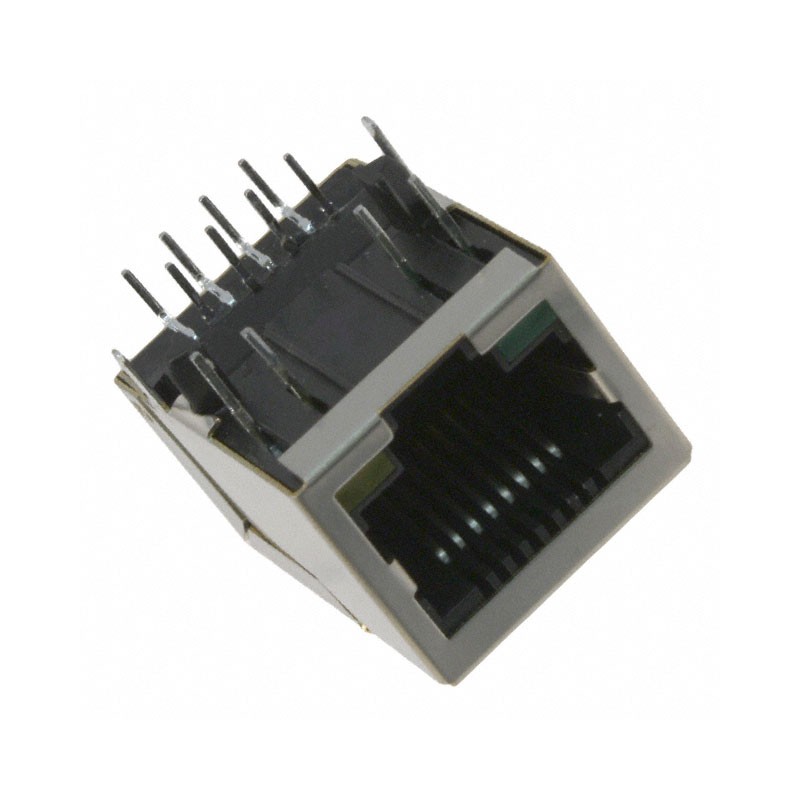 1 pcs : J00-0045NL - CONN JACK 1PORT 100 BASE-TX PCB