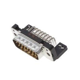 1 pcs : 09662626811 - CONN D-SUB PLUG 15POS R/A SLDR