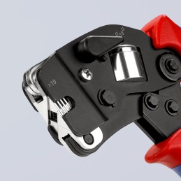 1 pcs - Knipex Hand Ratcheting Crimp Tool for Wire Ferrules, 0.08 - 16mm² Wire