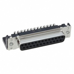1 pcs : 09663127601 - CONN D-SUB RCPT 25POS R/A SLDR