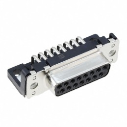 1 pcs : 09662527612 - CONN D-SUB RCPT 15POS R/A SLDR