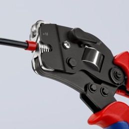1 pcs - Knipex Hand Ratcheting Crimp Tool for Wire Ferrules, 0.08 - 16mm² Wire