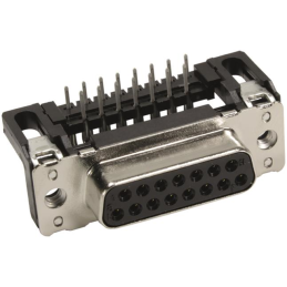 1 pcs : 09662127602 - CONN D-SUB RCPT 15POS R/A SLDR
