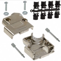 1 pcs : 971-009-020R121 - CONN BACKSHELL 9P 45DEG SHLD SLV