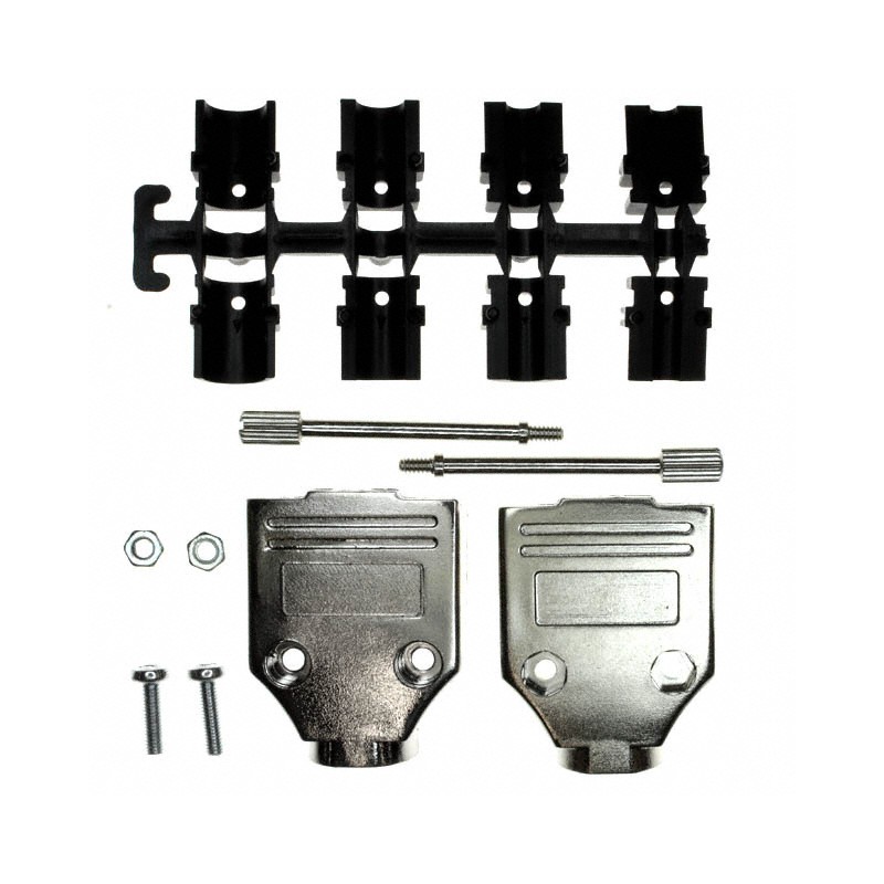 1 pcs : 970-009-020R121 - CONN BACKSHELL 9POS 180DEG SHLD