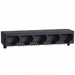 1 pcs : 5557563-1 - CONN MOD JACK 8P8C R/A UNSHLD