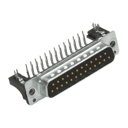 1 pcs : 09661627816 - CONN D-SUB PLUG 9POS R/A SLDR