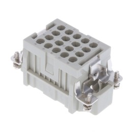 1 pcs : HEE-018-M - INSERT MALE 18POS+1GND HEE-018-M