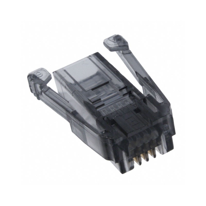 1 pcs : 5-520424-1 - CONN PLUG 4POS SDL 24-26AWG RND