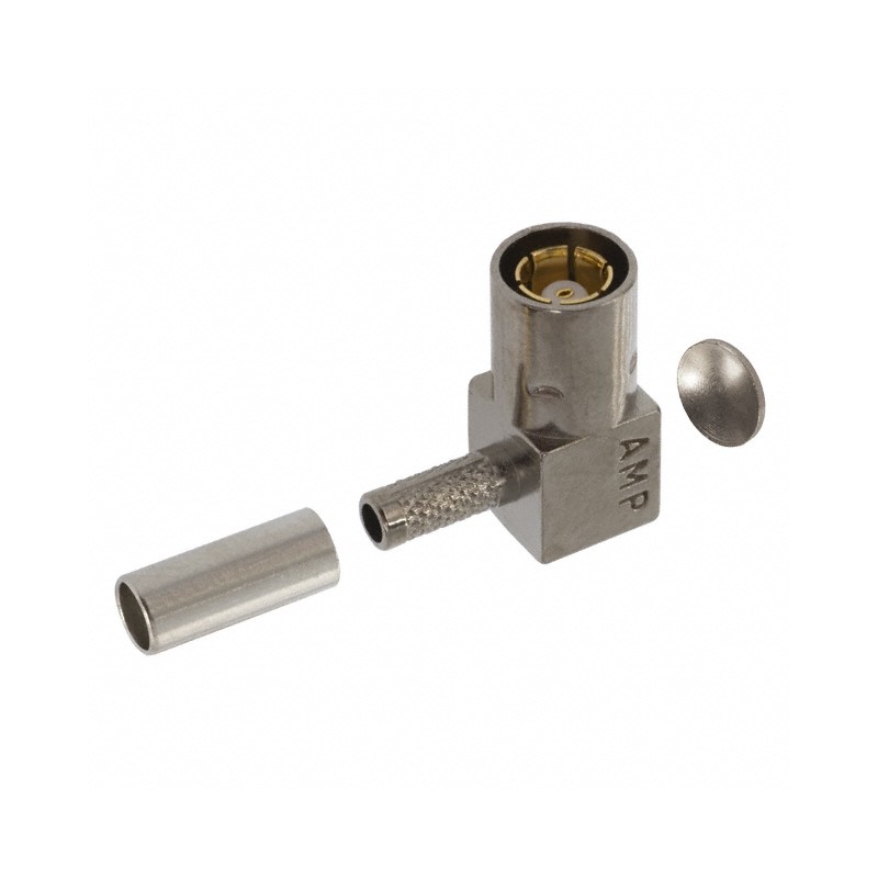 1 pcs : 414363-3 - CONN SMB PLUG R/A 50 OHM SOLDER