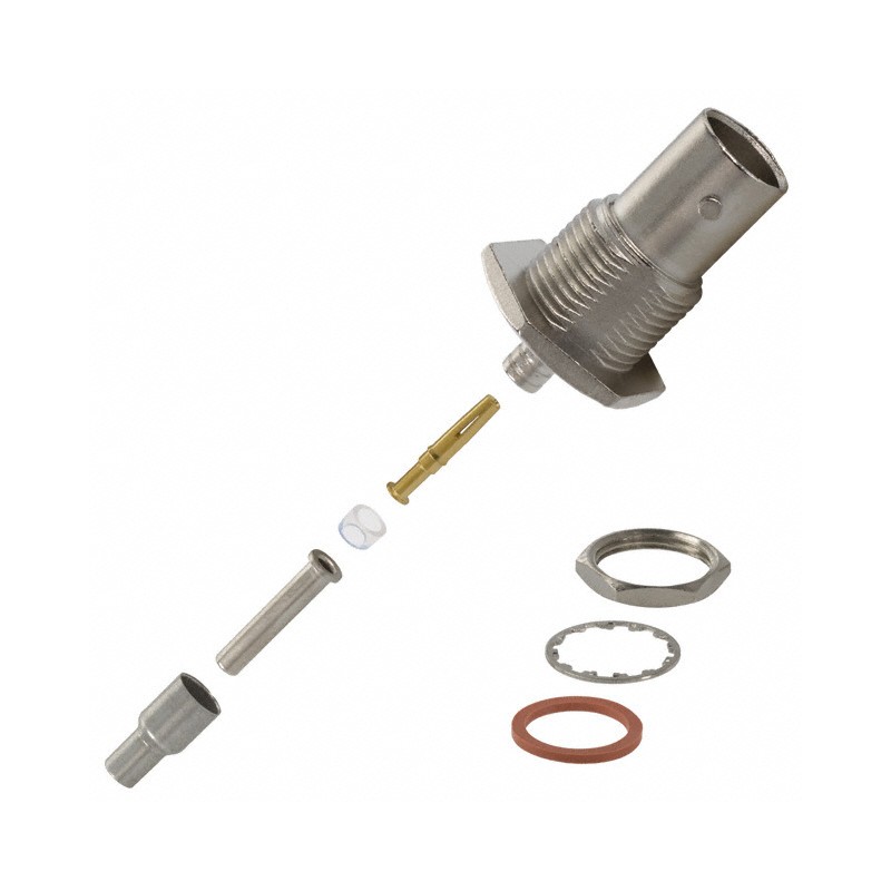 1 pcs : 5221221-5 - CONN BNC JACK STR 75 OHM CRIMP