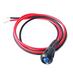 1 pcs - CML Innovative Technologies TA30XXXX Series Blue Panel Mount Indicator, 24V dc, 6mm Mounting Hole Size, Lead Wires
