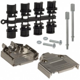 1 pcs : 970-015-020R121 - CONN BACKSHELL 15POS 180DEG SHLD