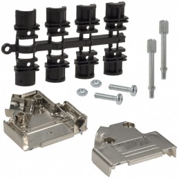 1 pcs : 971-015-020R121 - CONN BACKSHELL 15POS 45DEG SHLD