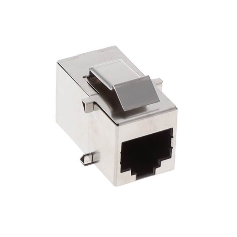 1 pcs : KLAPX-CPLR-S-88-50 - COUPLER RJ45 8P8C SHIELDED WITH