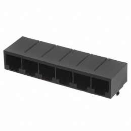 1 pcs : 0432236113 - CONN MOD JACK 6P6C R/A UNSHLD