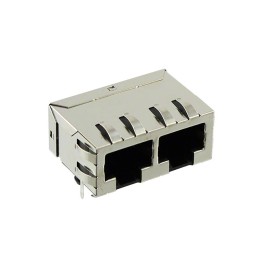 1 pcs : 0432238128 - CONN MOD JACK 8P8C R/A SHIELDED