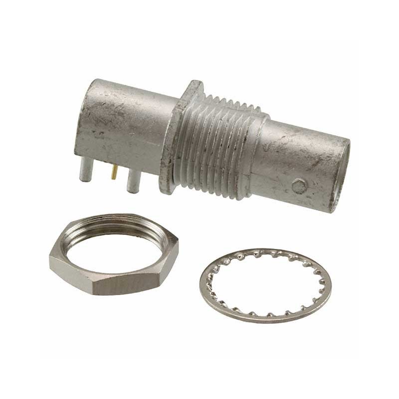 1 pcs : VBM511-75-1502 - CONN BNC JACK R/A 75 OHM PCB