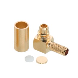 1 pcs : 66036011210320 - MMCX RIGHT ANGLE PLUG, CRIMP TYP
