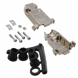 1 pcs : 980-2000-350 - CONN BACKSHELL 9POS 180DEG SHLD