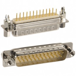 1 pcs : 172-E25-113R911 - CONN D-SUB PLUG 25P PNL MNT SLDR