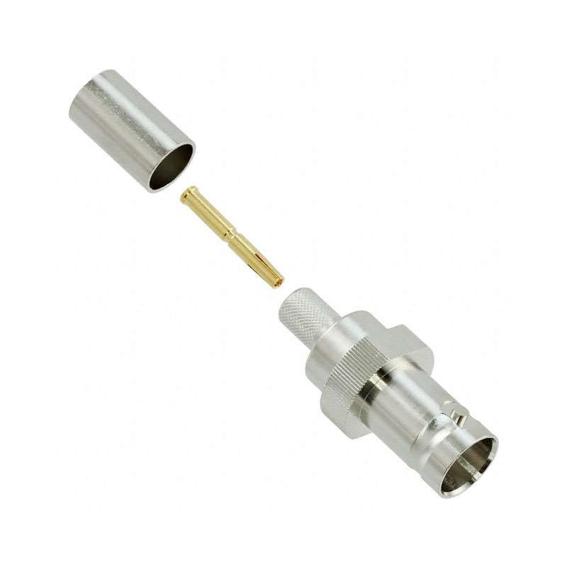 1 pcs : 1-1337443-0 - CONN BNC JACK STR 75 OHM SOLDER