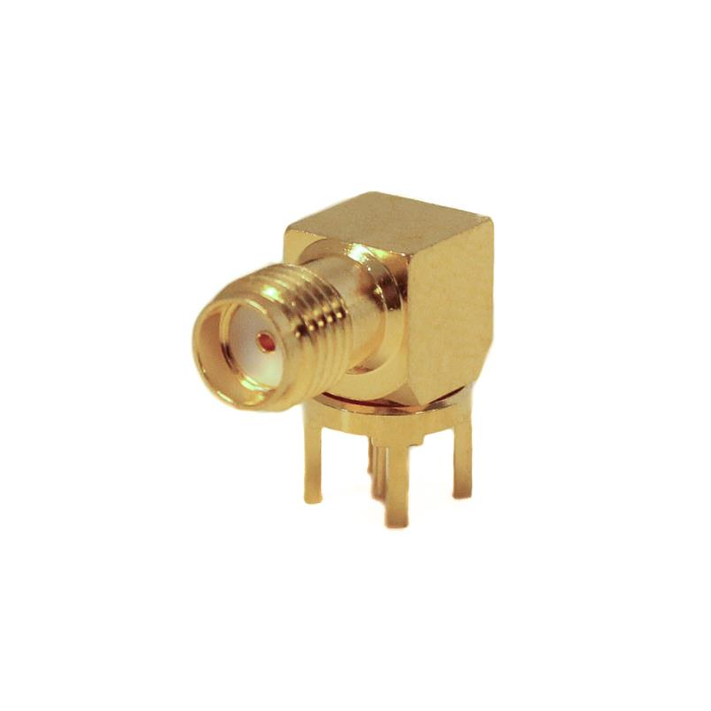 1 pcs : BU-1420701301 - CONN SMA JACK R/A 50 OHM PCB