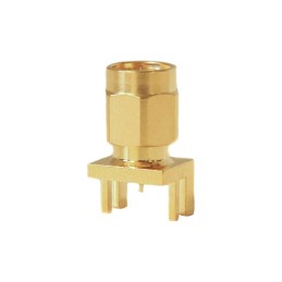1 pcs : BU-1420801811 - CONN SMA PLUG STR 50 OHM EDGE MN