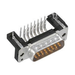 1 pcs : 09662627811 - CONN D-SUB PLUG 15POS R/A SLDR
