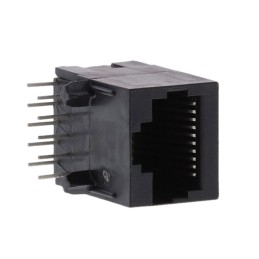 1 pcs : 5558066-1 - CONN MOD JACK 10P10C R/A UNSHLD