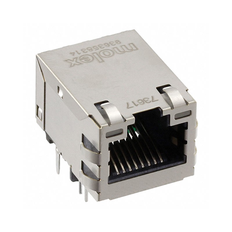 1 pcs : 0936358314 - CONN JACK 1PORT 100 BASE-TX PCB