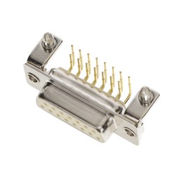 1 pcs : 173-E15-213R461 - CONN D-SUB RCPT 15POS R/A SLDR