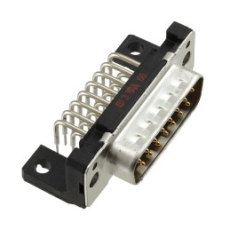 1 pcs : 09662227801 - CONN D-SUB PLUG 15POS R/A SLDR