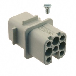 1 pcs : 09210073131 - INSERT FEMALE 7POS+1GND CRIMP