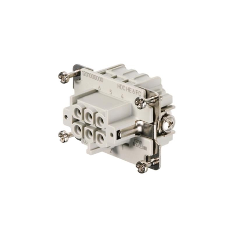 1 pcs : 1201000000 - INSERT FEMALE 6POS+1GND CRIMP