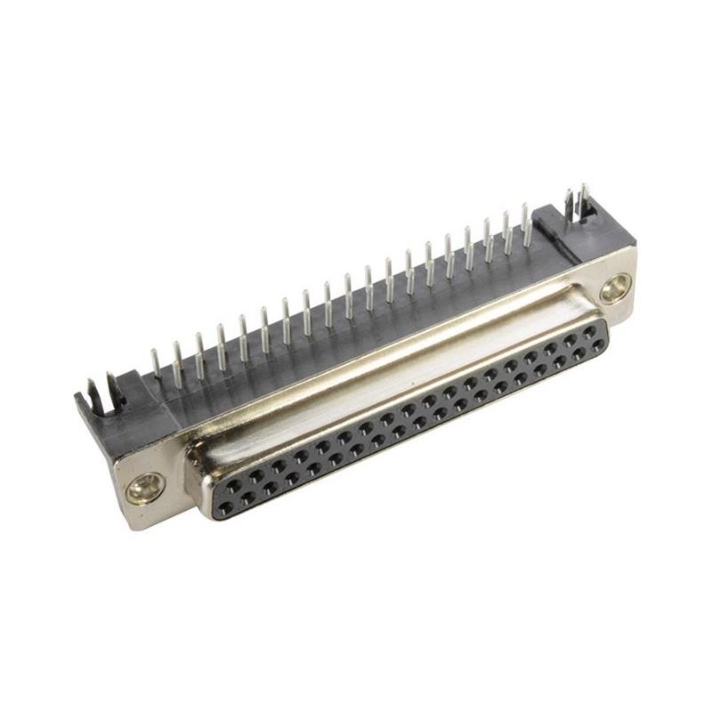1 pcs : 09684537611 - CONN D-SUB RCPT 37POS R/A SLDR