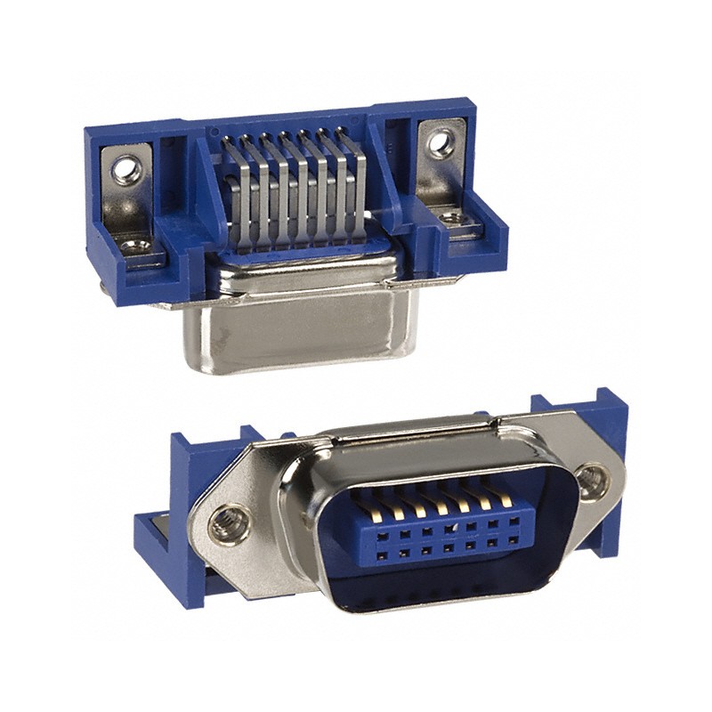 1 pcs : 112-014-113R001 - CONN SCSI PLUG 14POS R/A SOLDER