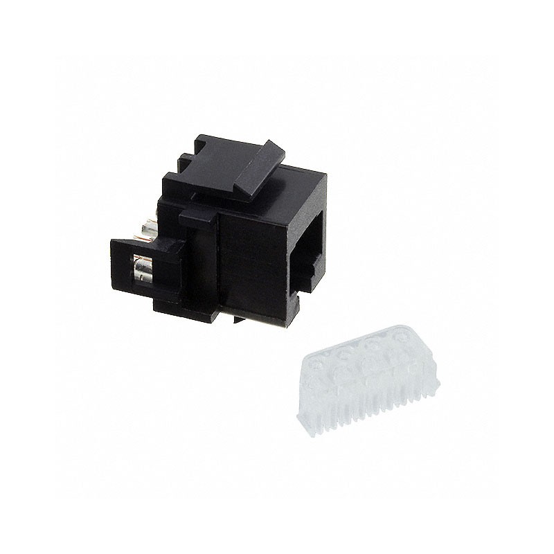 1 pcs : 216005-4 - CONN MOD JACK 8P8C UNSHIELDED