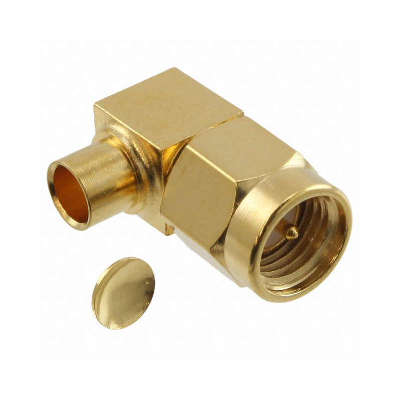 1 pcs : 0732510552 - CONN SMA PLUG R/A 50 OHM SOLDER