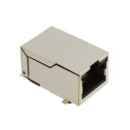 1 pcs : J3026G01DNL - CONN JACK 1PORT 100 BASE-TX SMD