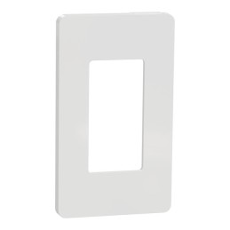 1 pcs : SQWP141001WH - 1 GANG SCREWLESS MATTE WALL PLAT