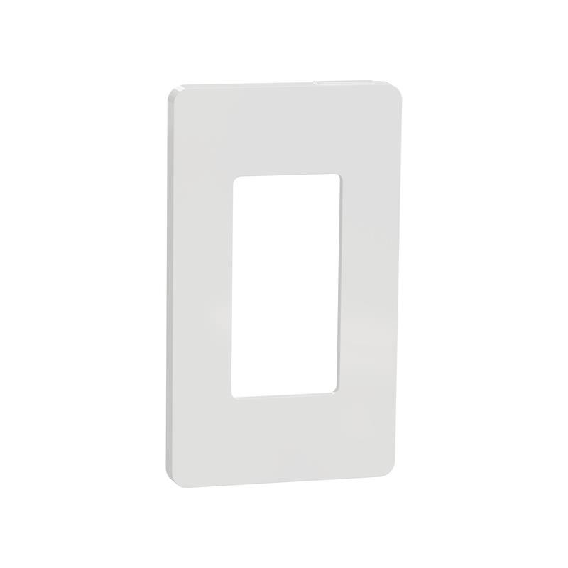 1 pcs : SQWP141001WH - 1 GANG SCREWLESS MATTE WALL PLAT