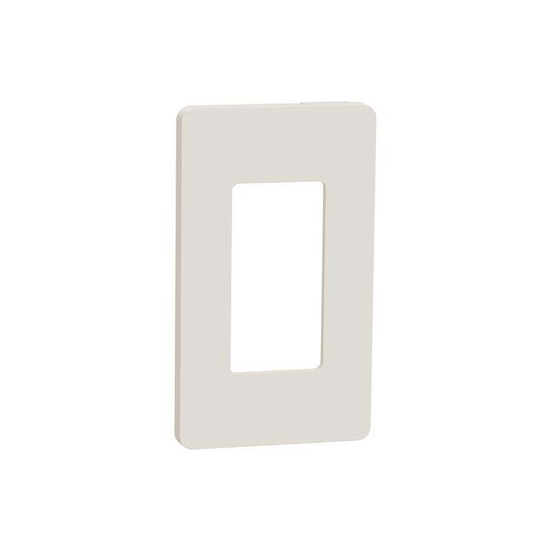 1 pcs : SQWP141001LA - 1 GANG SCREWLESS MATTE WALL PLAT