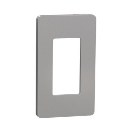1 pcs : SQWP141001GY - 1 GANG SCREWLESS MATTE WALL PLAT